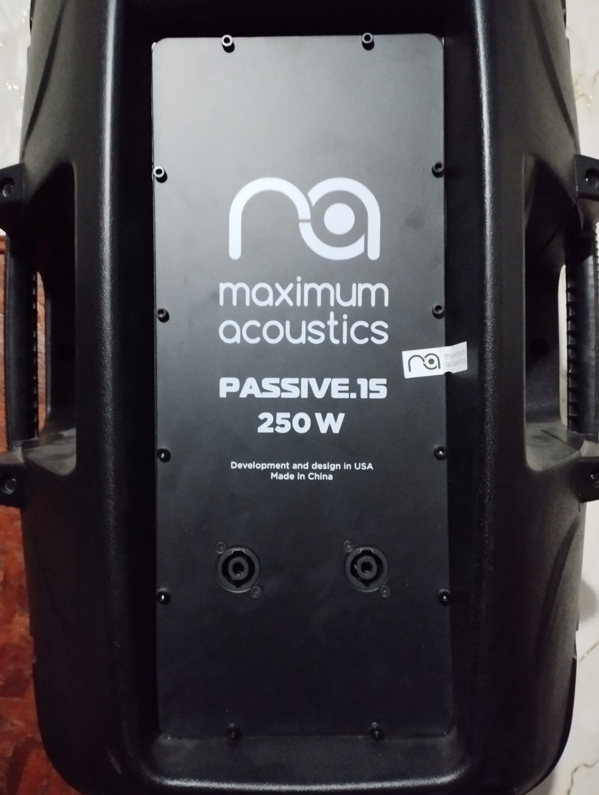 Maximum Acoustics PASSIVE.15" Пасивна акустична система. ПІДСИЛЮВАЧ