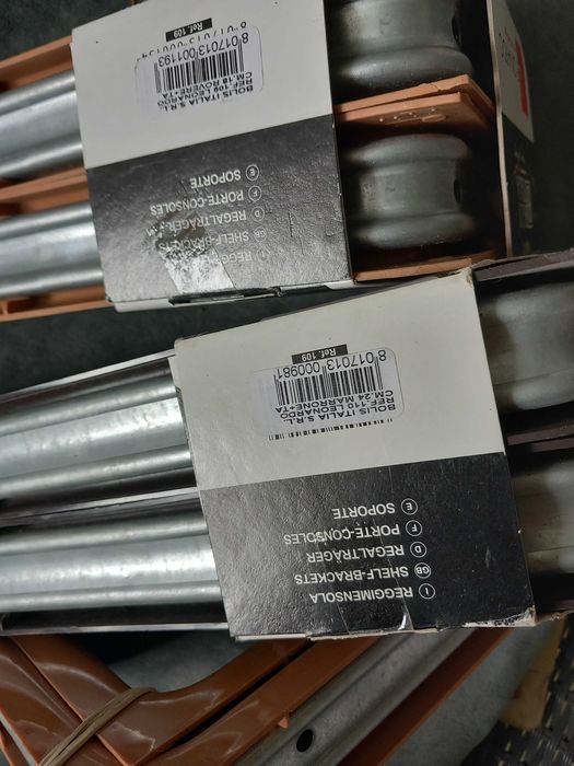 Uchwyty wsporniki do półki LEONARDO made in Italiy