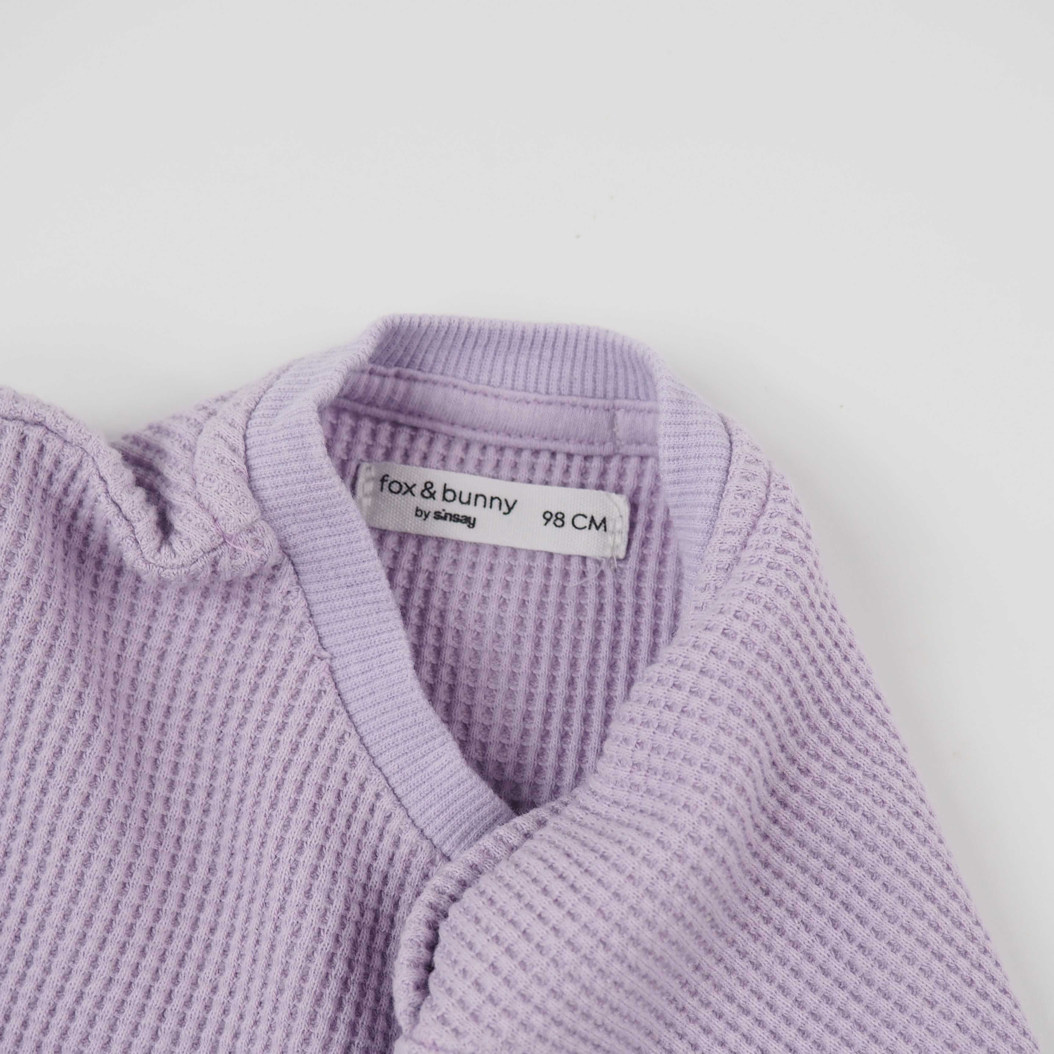 bluza bluzka dziewczęca strukturalna basic Sinsay r 98