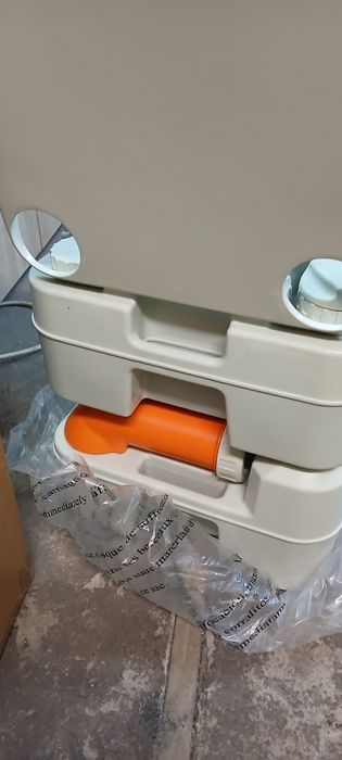 Toaleta Przenośna Meteor WC 20l wskaźnik wypełnienia