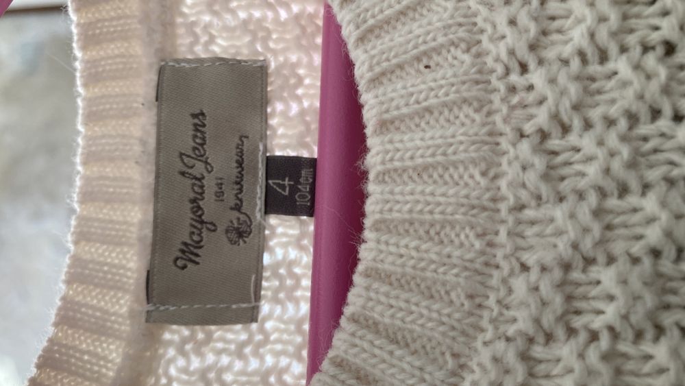 Vestido Mayoral jeans malha, para 4 anos