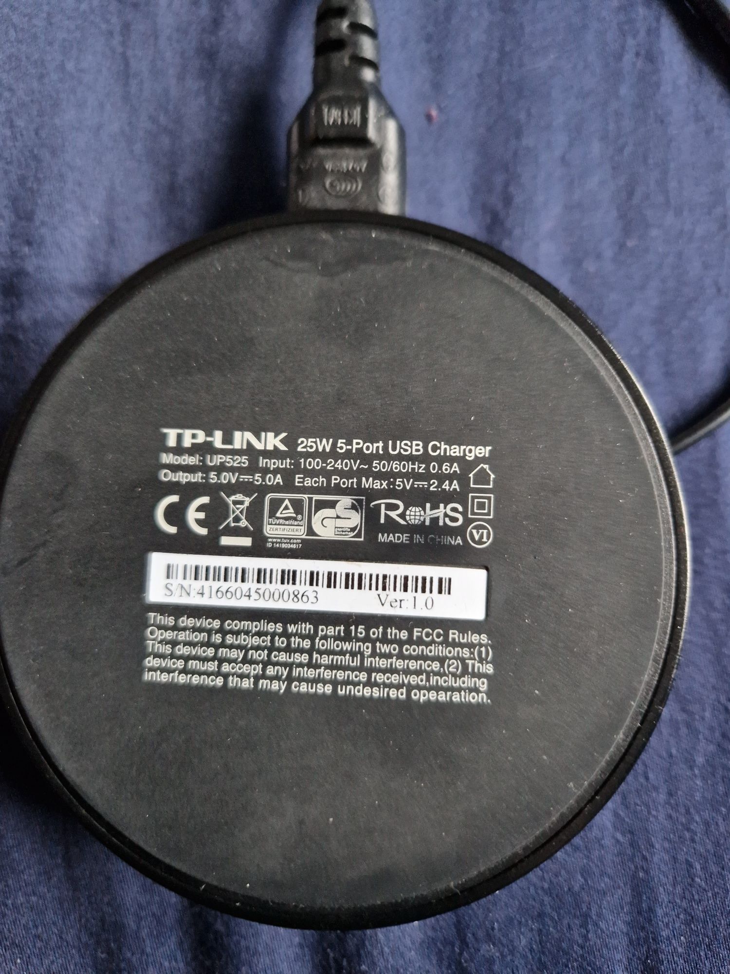 Ładowarka do telefonu / tableta  5xusb TP-link