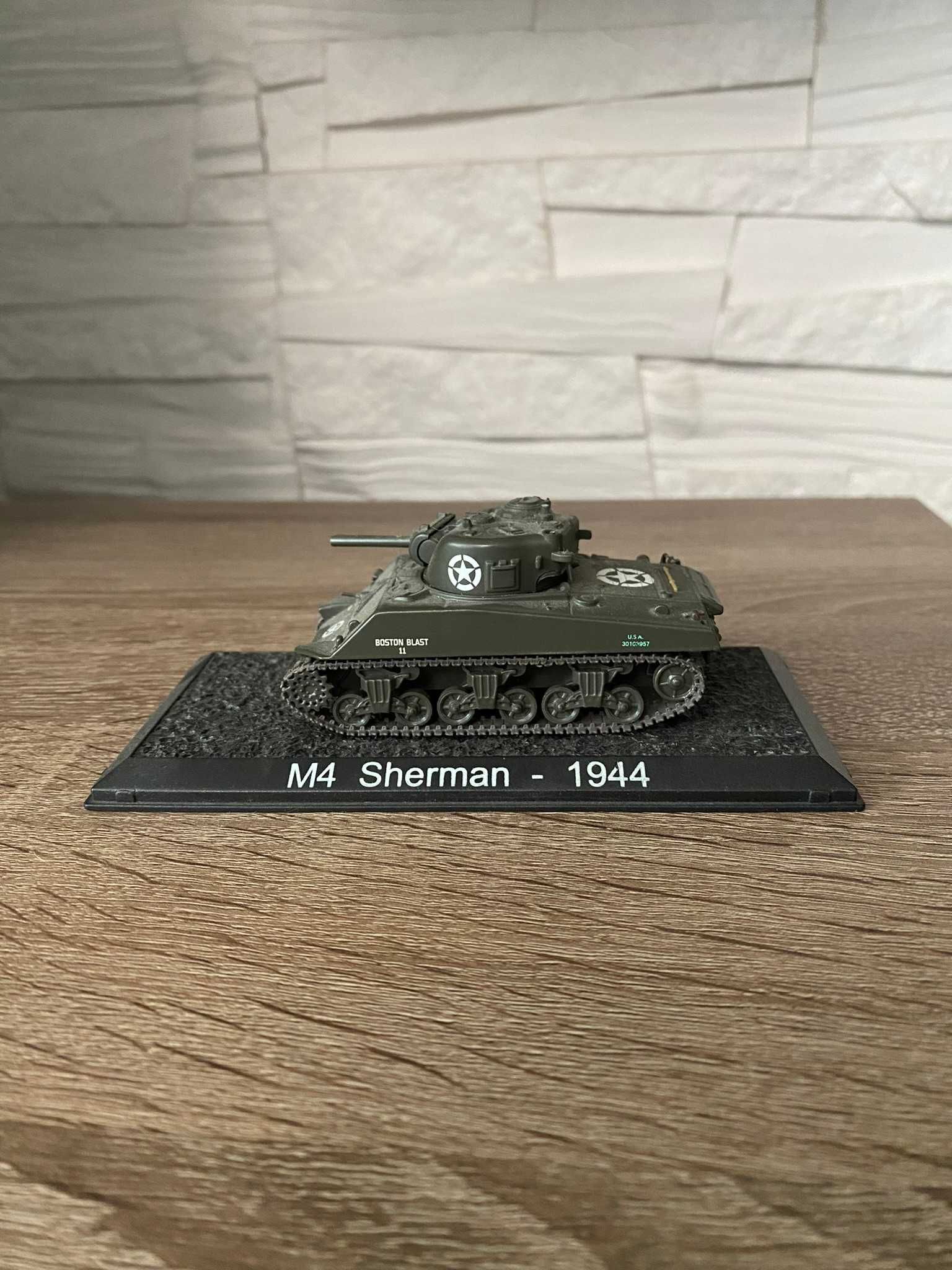 Czołg M4 Sherman skala 1:72 figurka kolekcjonerska model czołgi świata