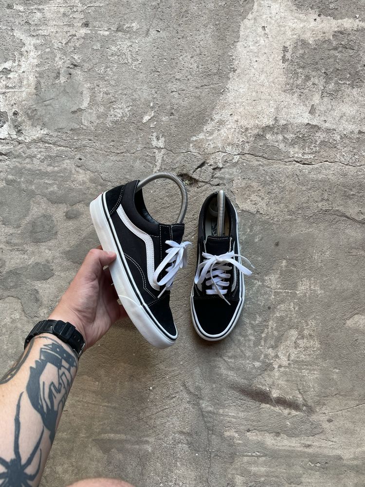 Vans Old Knu Skool низькі кеди чорні