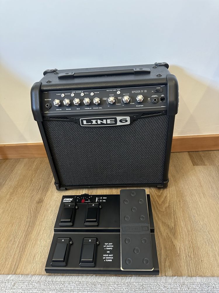 Line 6 Spider IV 15 + Pedal FBV MKII