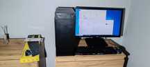 Komputer monitor 24 cale, myszka, klawiatura , Rx570 8Gb, i7 4790, 16g