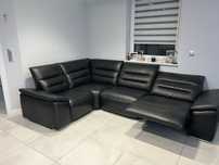 Narożnik sofa z naturalnej skóry firmy ETAP SOFA