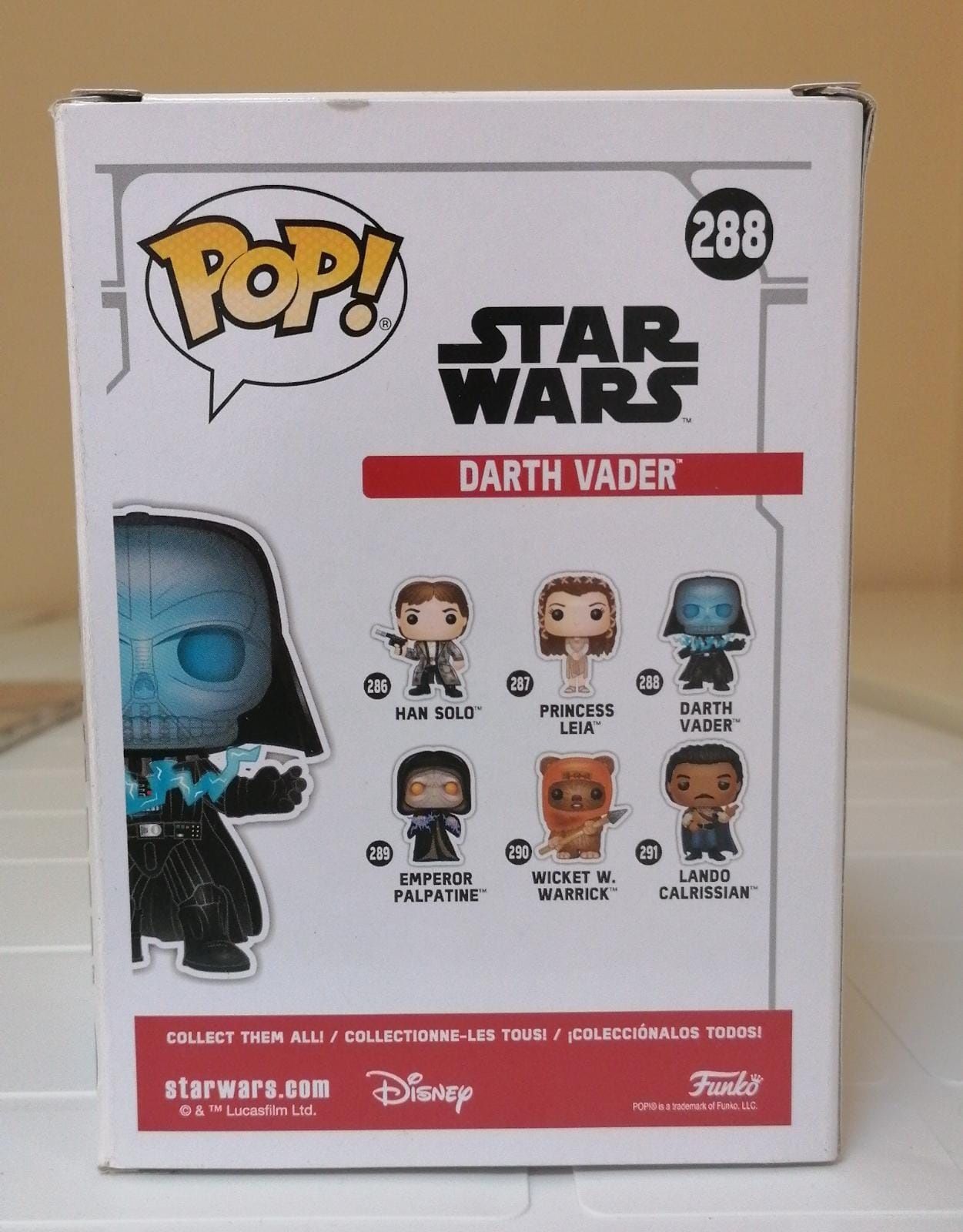 Figura Funko Pop Darth Vader Electrocuted