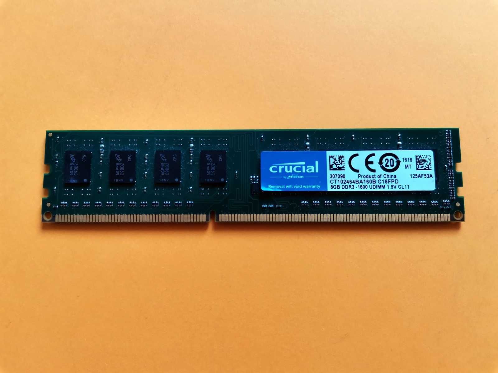 DDR3 8GB CruciaL 12800 -Komputer