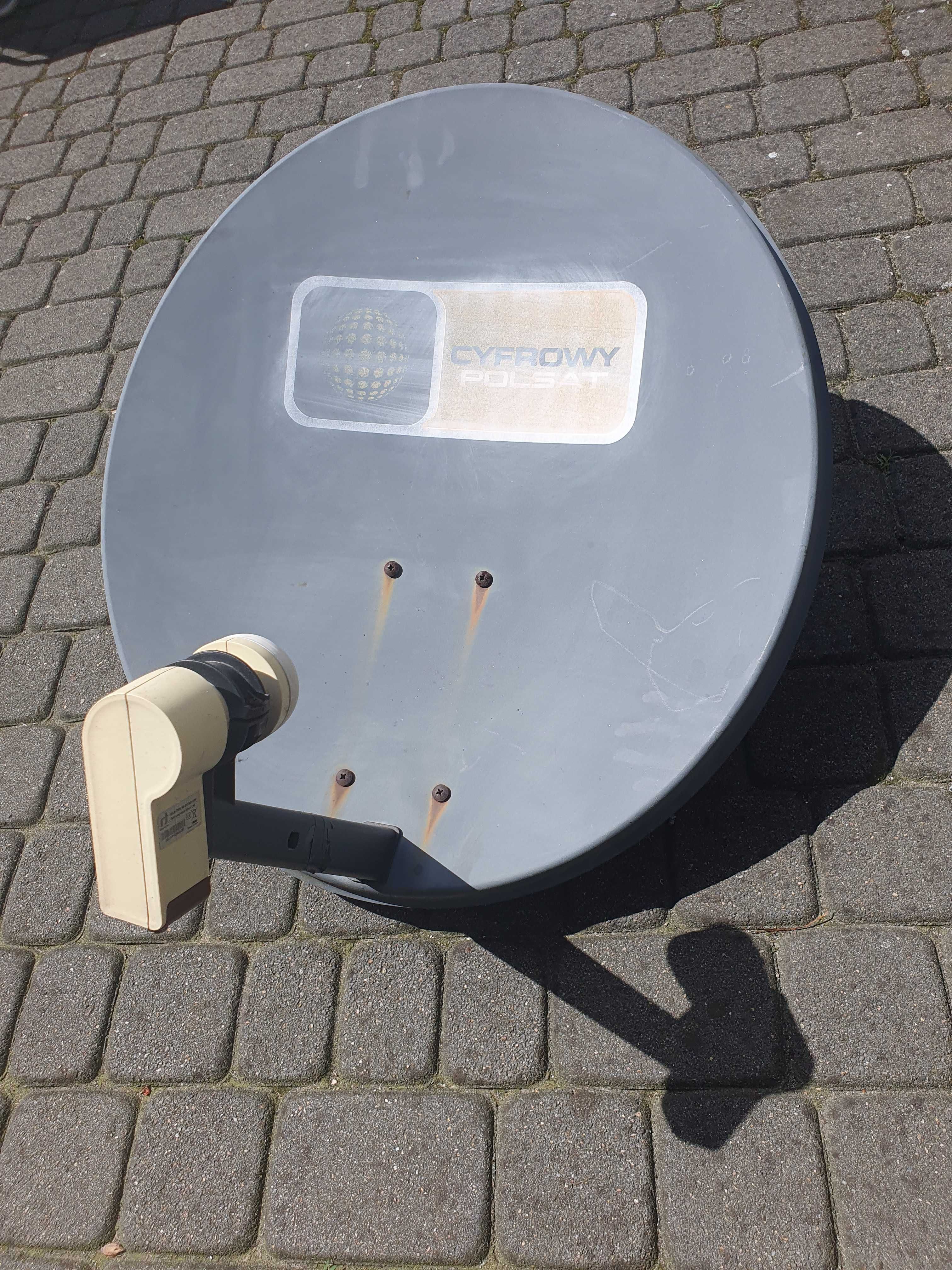 Antena Cyfrowego Polsatu z konwerterem