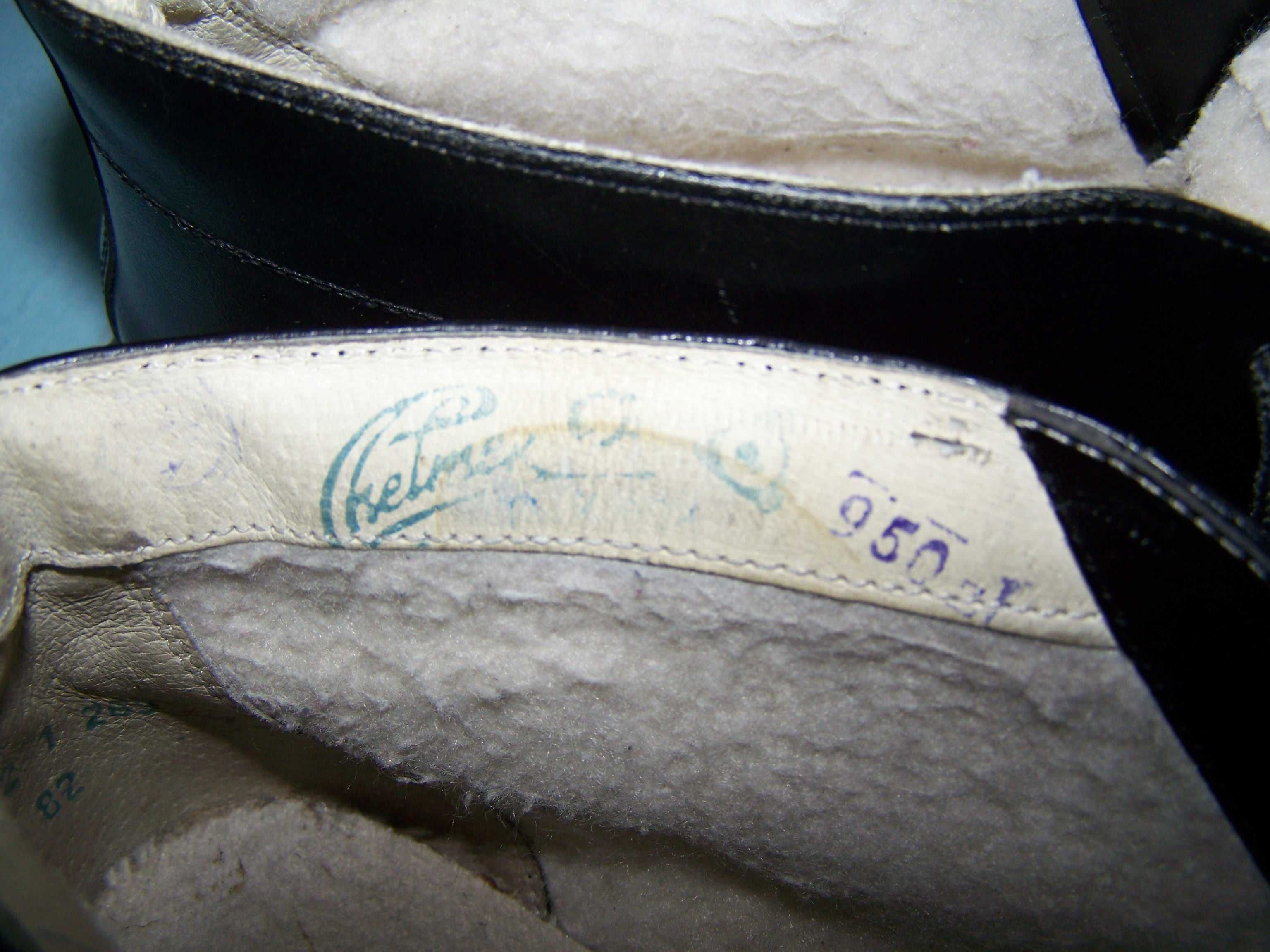 buty wojskowe służbowe botki trzewiki czarne skórzane rozm. 28,5 ociep