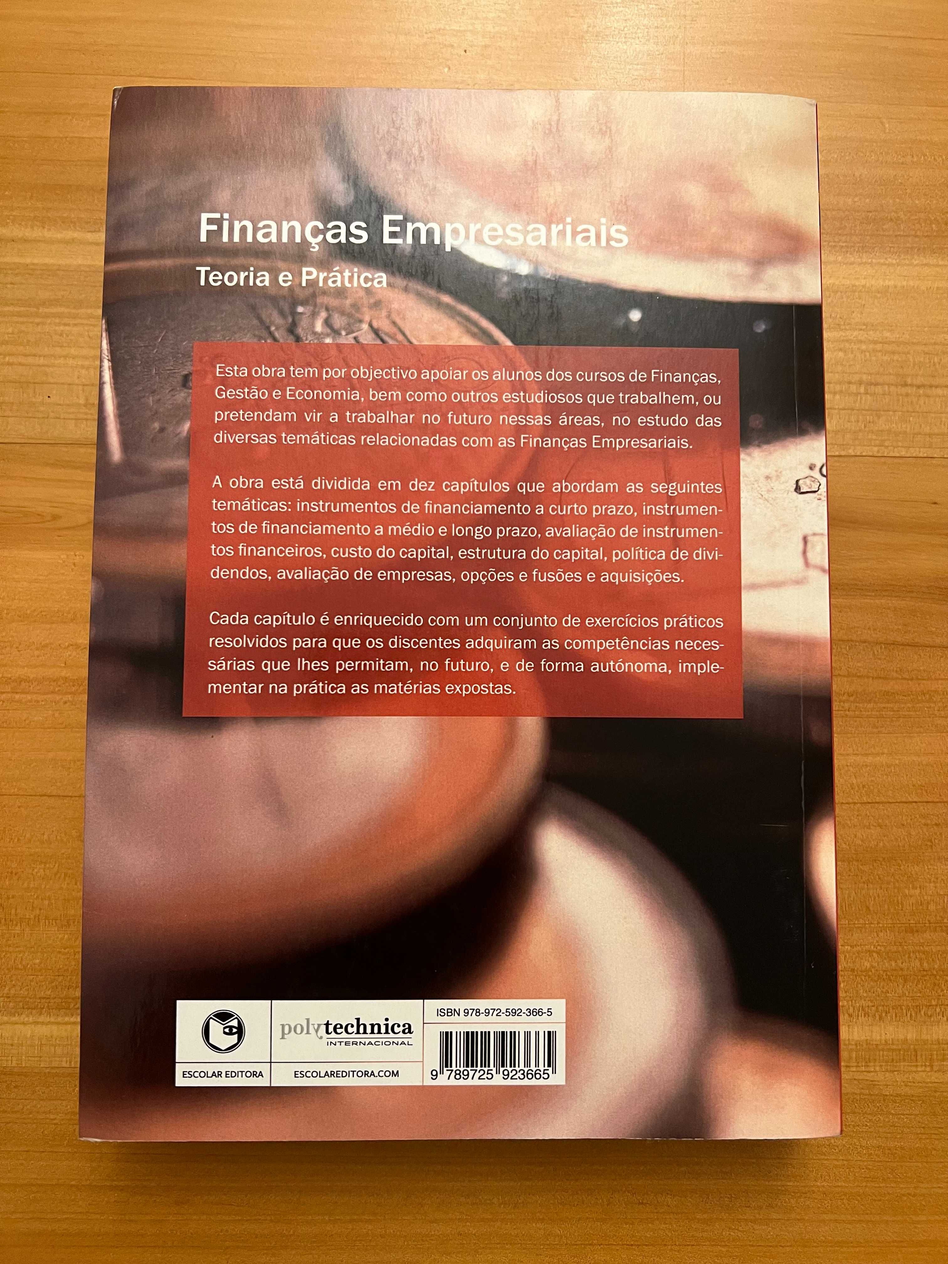 Livro Finanças Empresariais - (Novo)