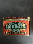 Herbata Jubileuszowa puszka vintage PRL