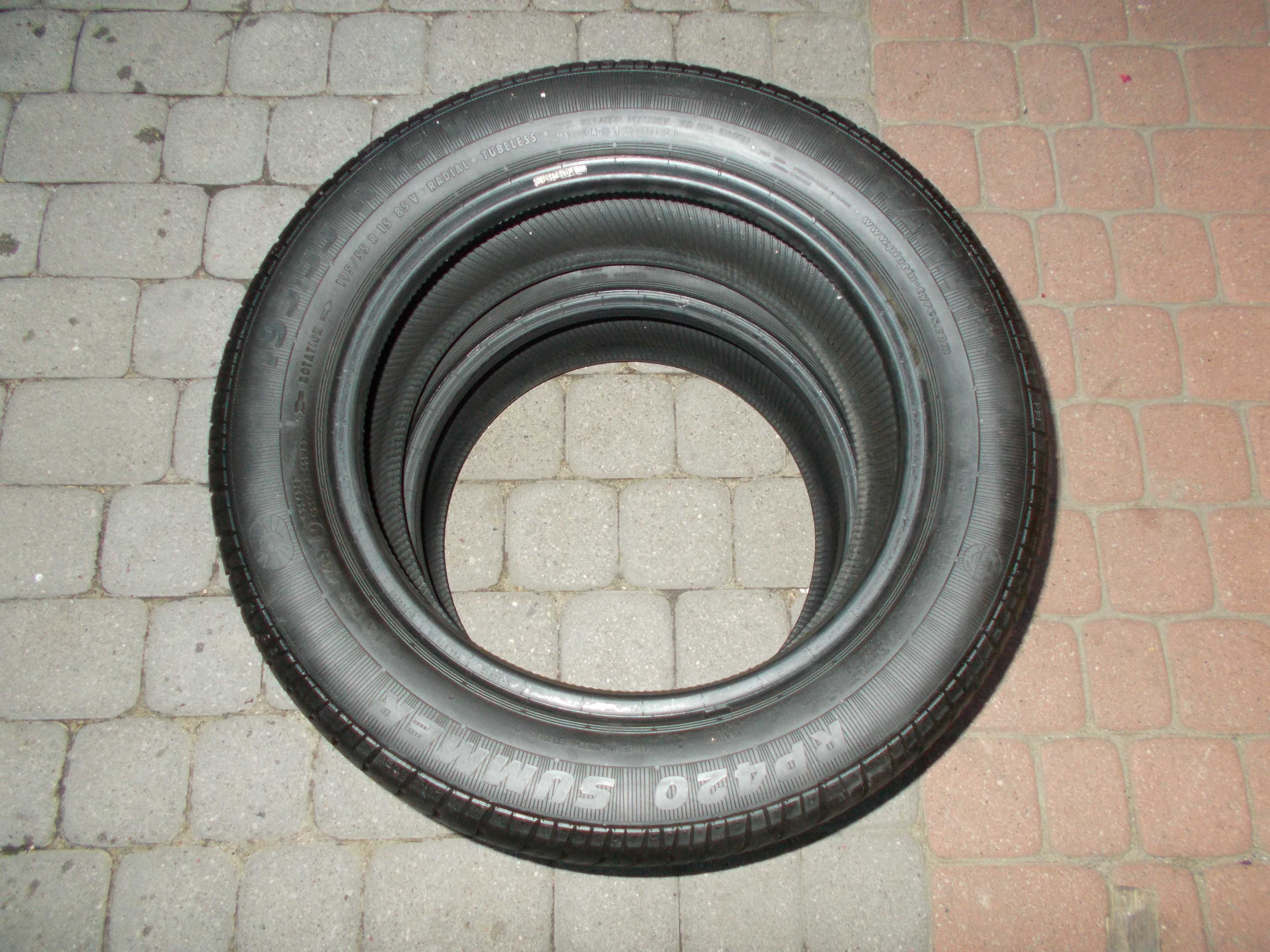 Opony letnie PLATIN RP420 SUMMER 195/55R15 85V 2019r para 6mm