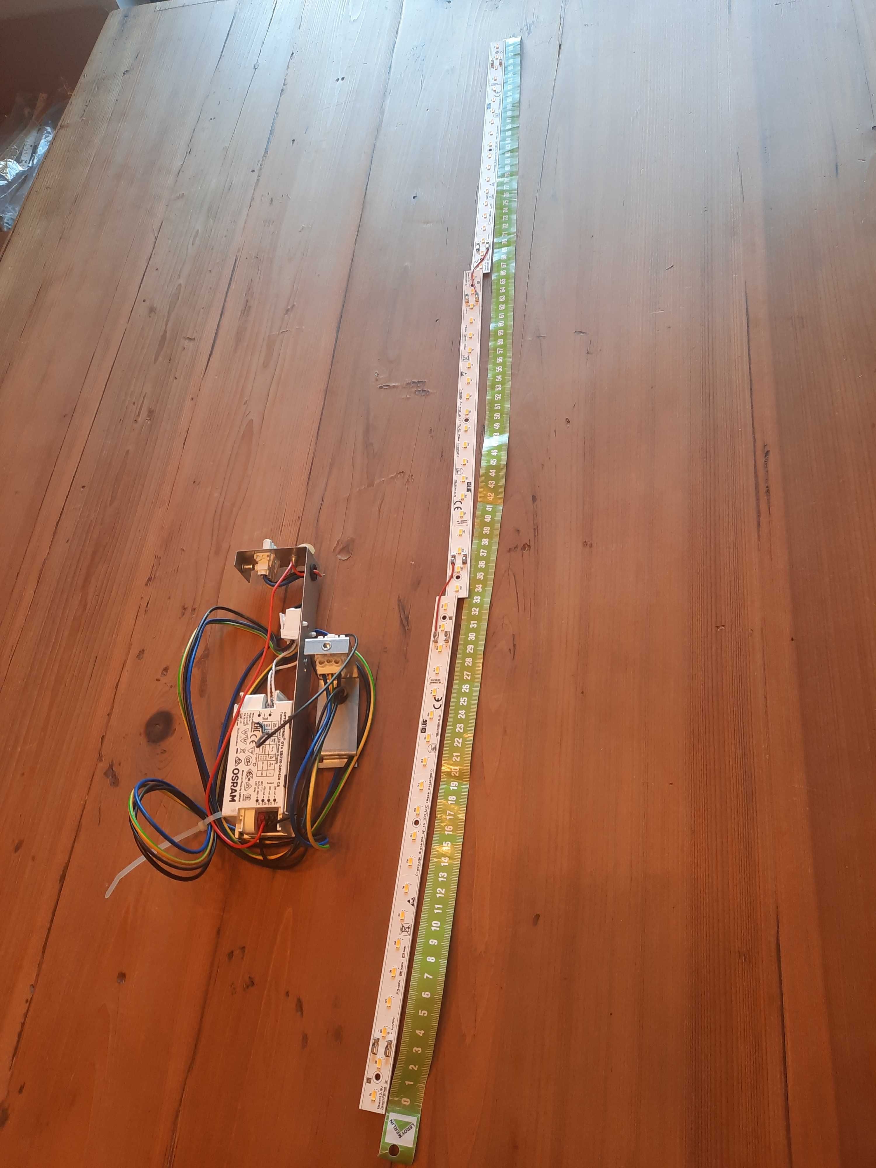 Taśma led  1m z zasilaczem OSRAM prąd stały - 10 szt za 50 zł