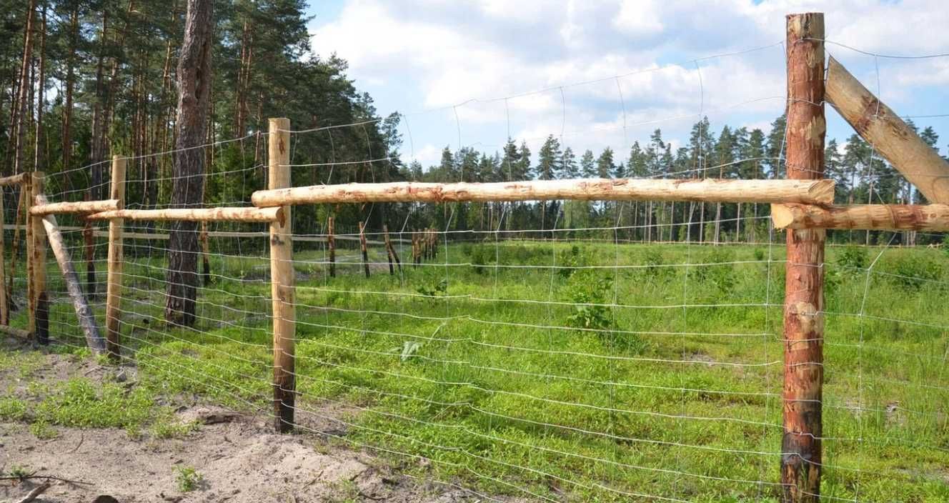 Siatka ogrodzeniowa metalowa leśna ogrodzenie leśne na zwierzęta 150cm