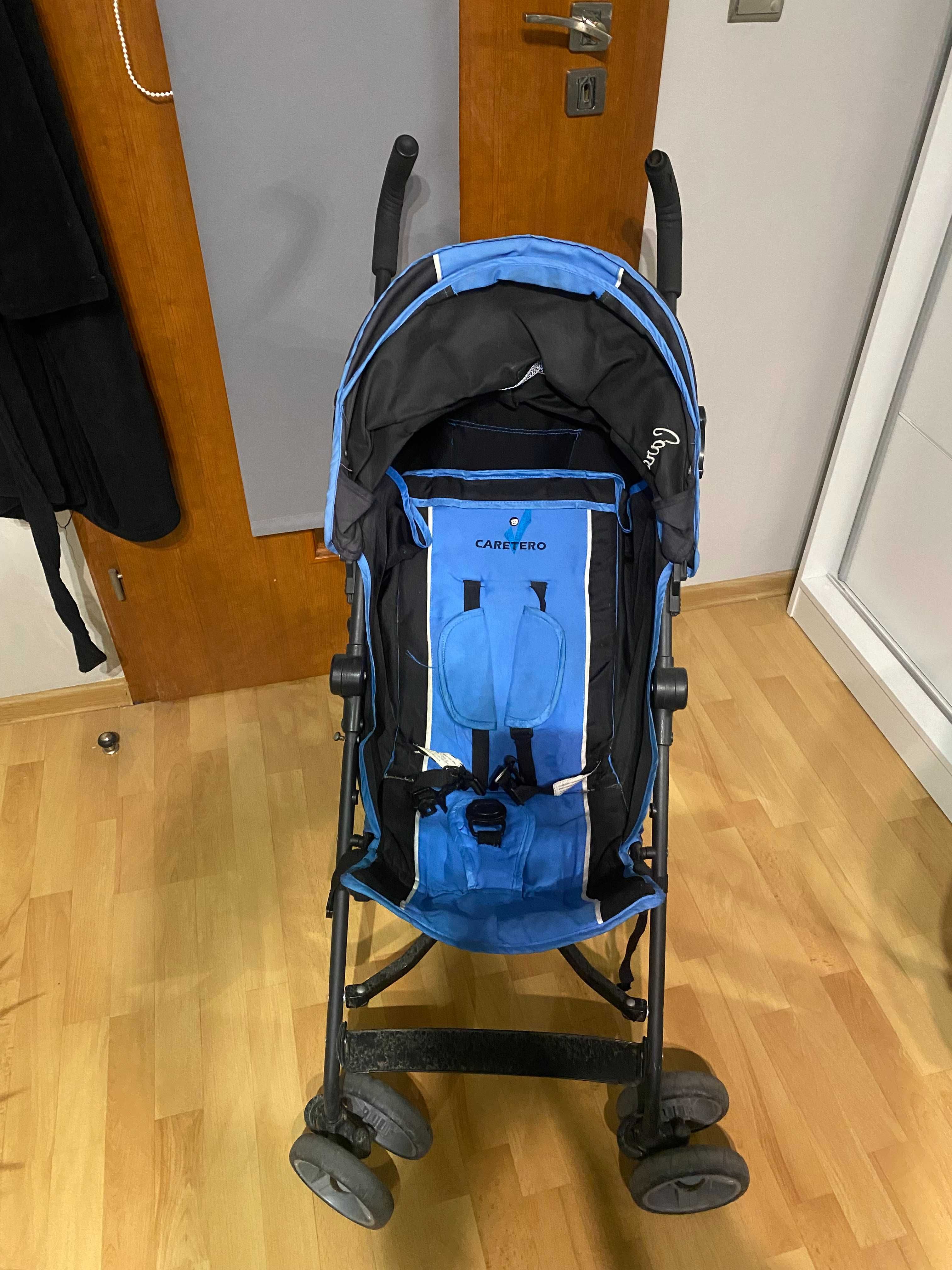 Caretero Alfa Blue Wózek Spacerowy stan bardzo dobry
