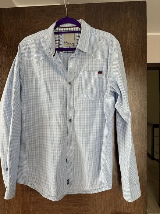 Męska koszula z długim rękawem