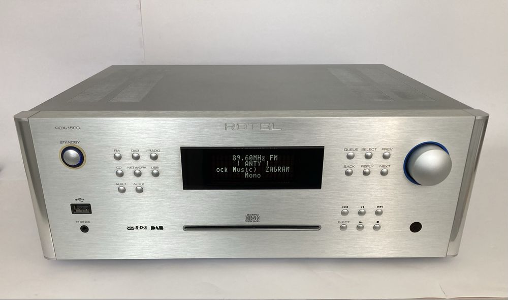 ROTEL RCX-1500 Wzmacniacz, Radio internetowe i FM, USB, CD