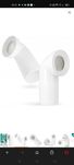 Kolano WC 110 mm 90° RRURA ODPŁYWOWA Przyłącze Kanalizacyjne Toalety B