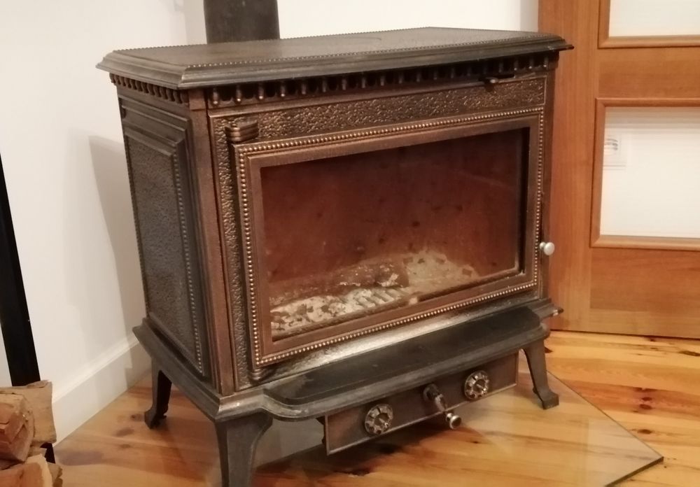 Piec żeliwny Richard Antique Bronze 14 kW