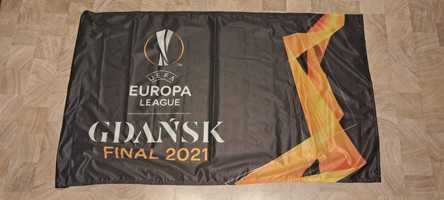 Duża flaga 67x110 Europa League Final 2021 Liga Europy UEFA Gdańsk