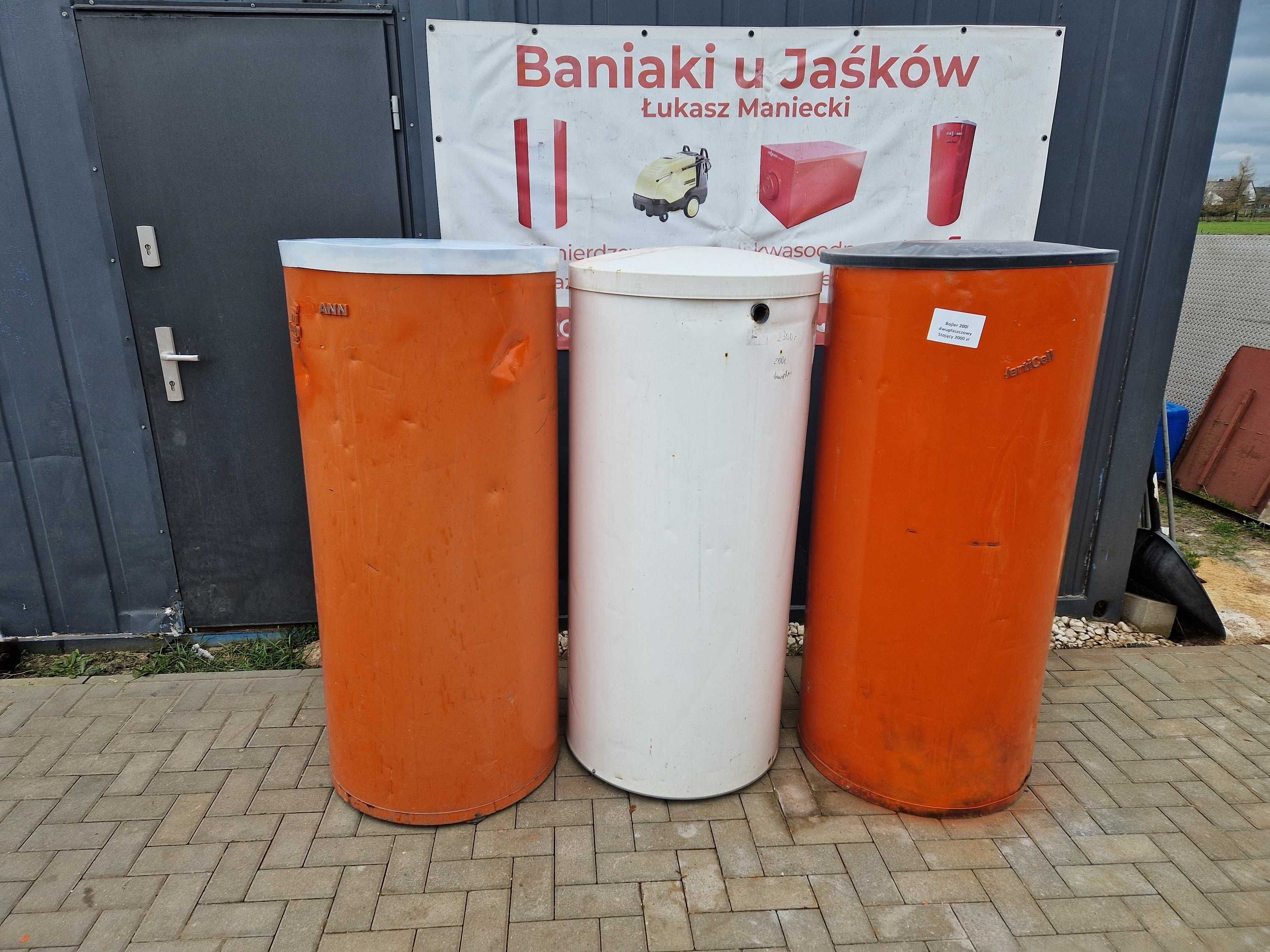 Bojler nierdzewny Viessmann dwupłaszczowy 200l stojący OUTLET