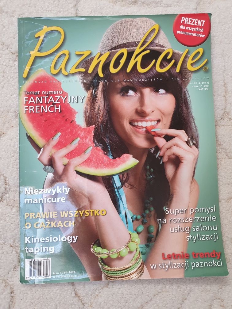 Magazyn czasopismo Paznokcie nr 62 2013