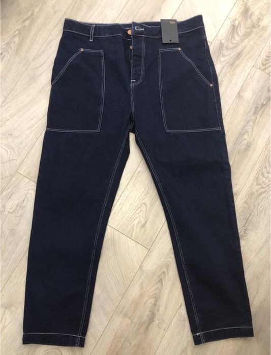 Джинси asos tapered jeans in cotton w36 оригінал нові