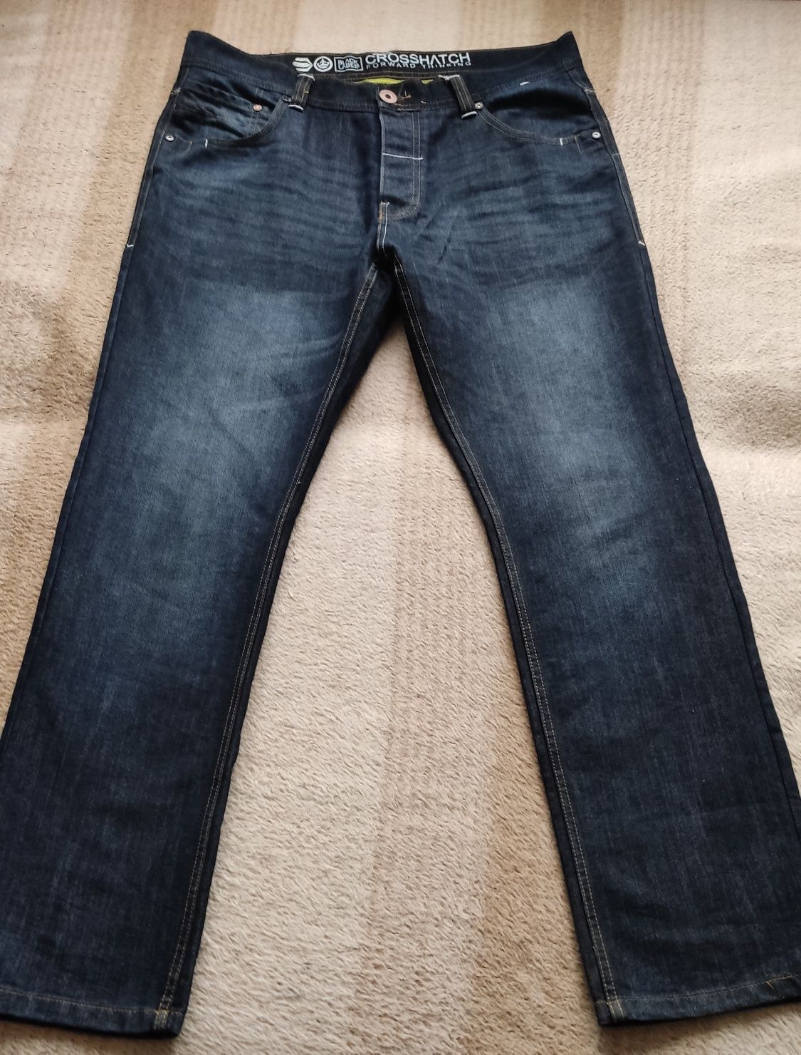 Мужские джинсы w36-l32 (полупояс 49,большемерят)