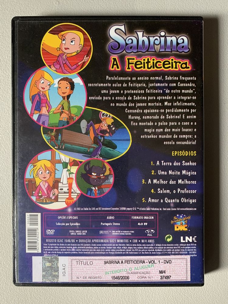 [DVD] Sabrina A Feiticeira