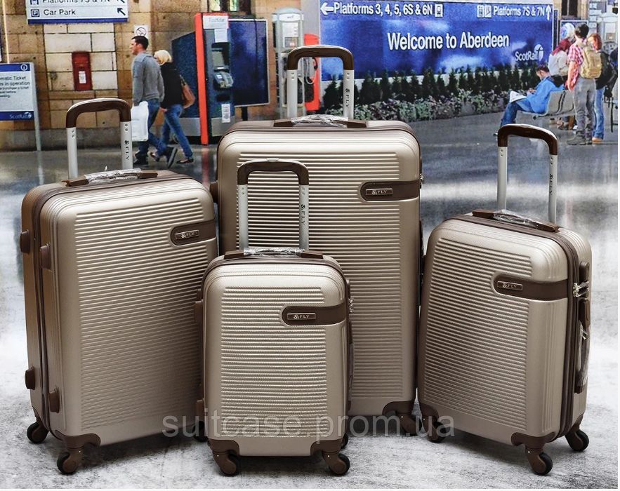 Чемодан ПРОТИВОУДАРНЫЙ валіза Luggage Fly 1101 Польша. от 600 гр