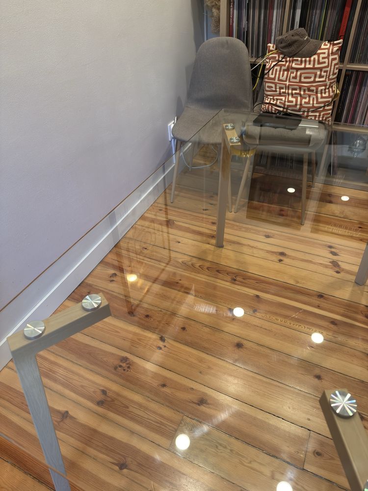 Mesa Sala em Vidro 6 pessoas