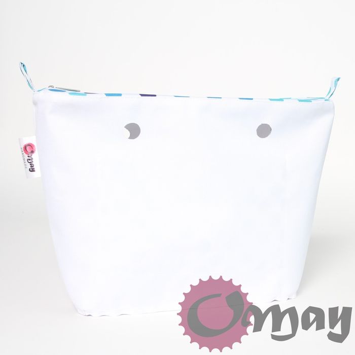 organizer OBAG MINI groszki grochy turskus mięta wkład OMAY