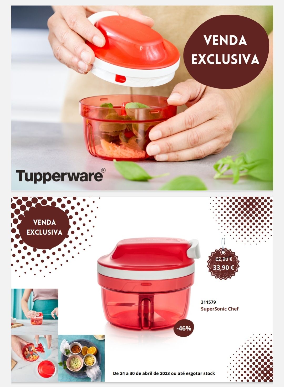 Tupperware Promoções Maio