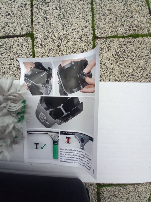 UNGER ErgoTec Ninja 4in1 Zestaw do mycia okien