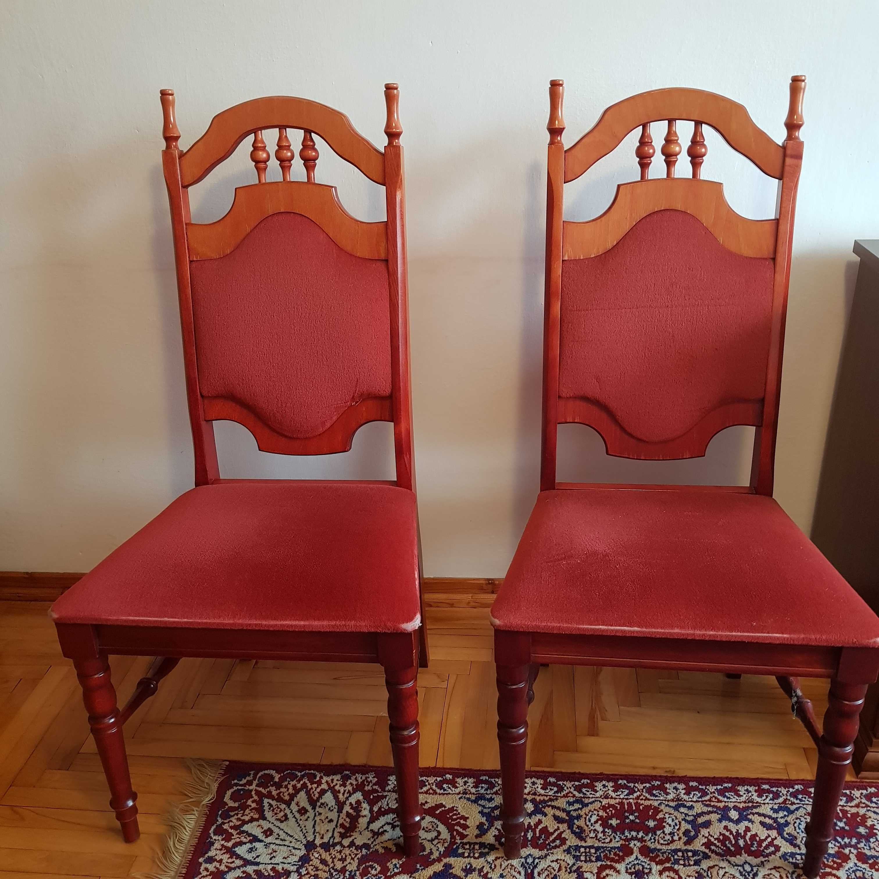 Zestaw wypoczynkowy sofa 2-os. + 2 fotele + 2 krzesła do renowacji