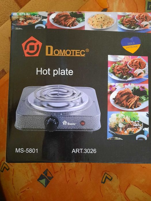 Плита  нова у коробцi з інструкцією