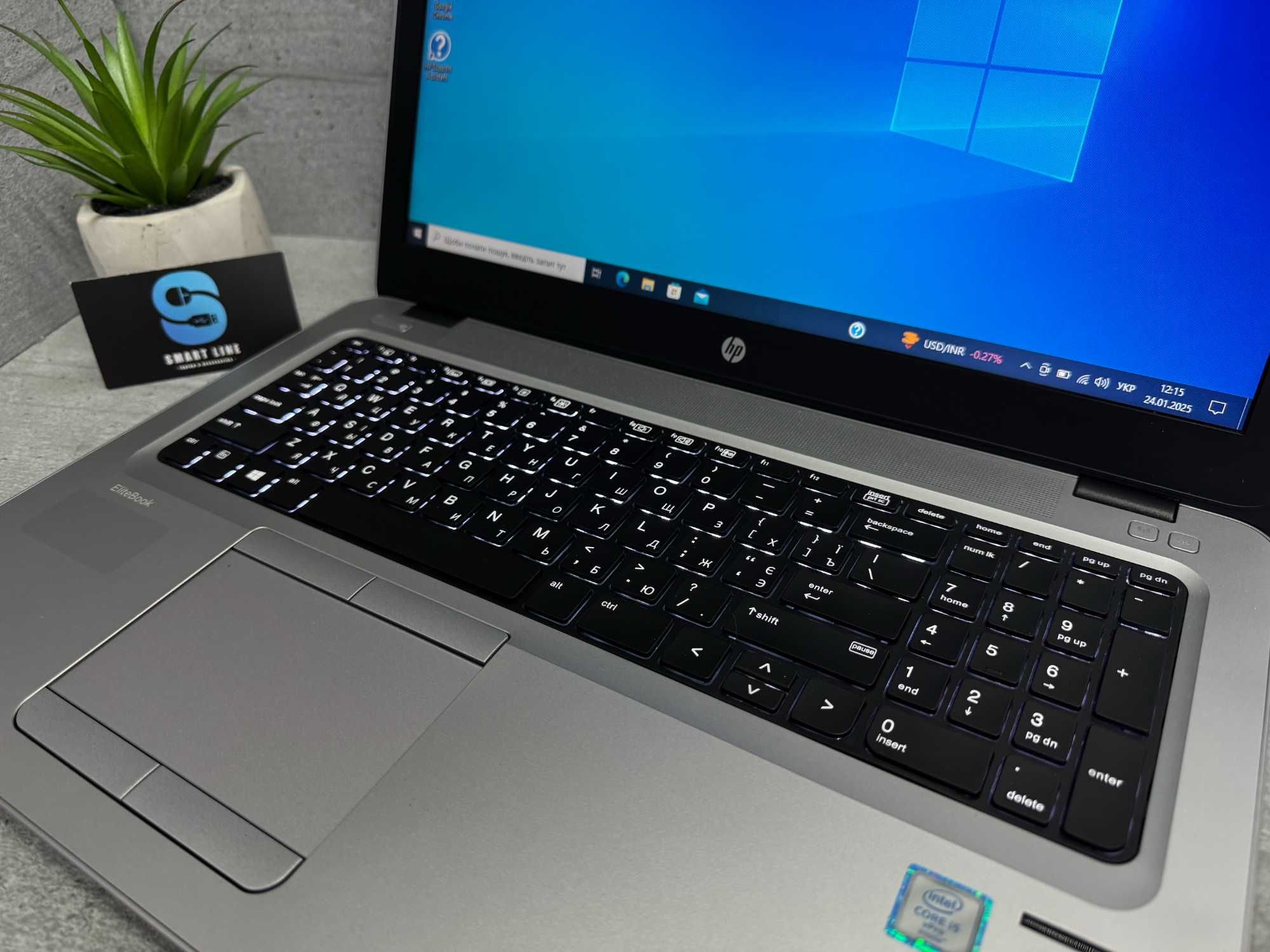 Мультимедійний ноутбук Hp Хп 850 G3 i5-6300u 8gb ddr4 15.6" 256gb ssd