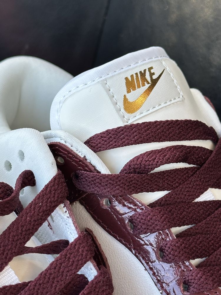 Nike Dunk Low Bordo Кросівки Жіночі Найк Дану Боргуні Dunk Бордо