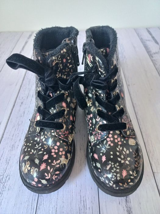 Botki trapery przejściowe dziewczęce H&M rozm 27