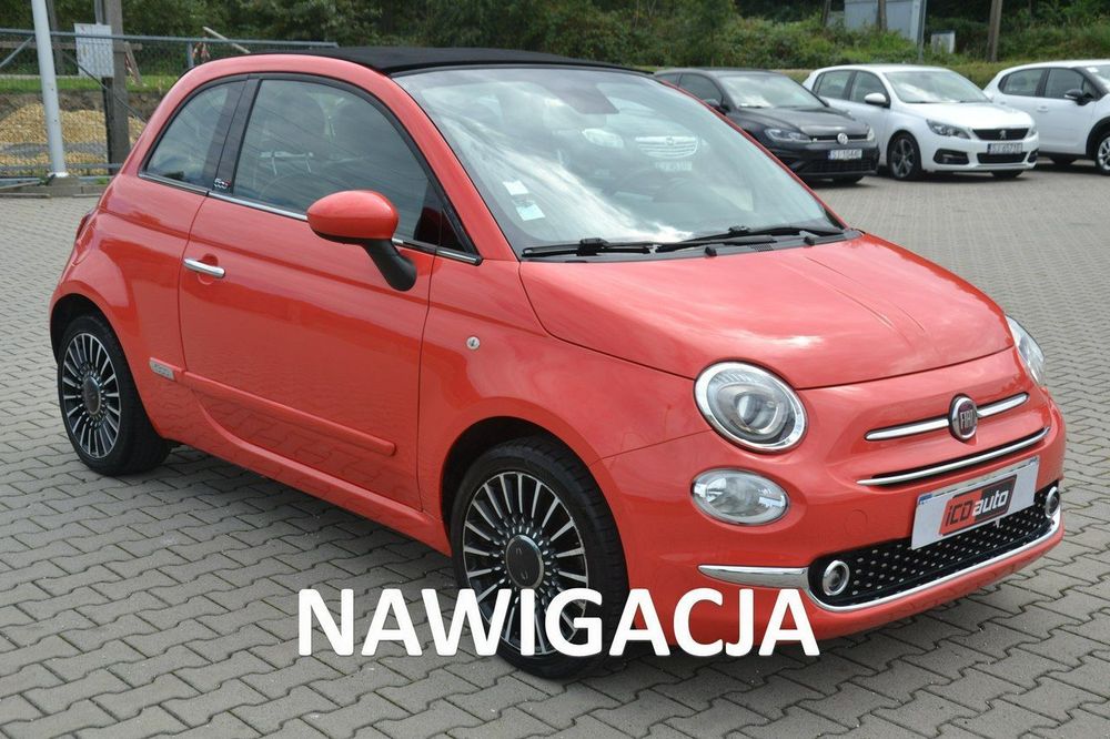 Fiat 500 1,2 benzyna70ps*climatronic* virtual cockpit* nawigacja tomtom*ICDauto