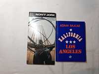 AS 2x przewodniki USA lat 80-90 Nowy Jork i Los Angeles