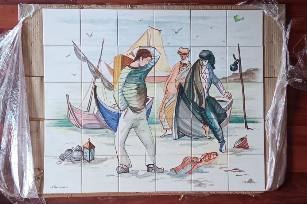 Painel Azulejos Modernista Nöel