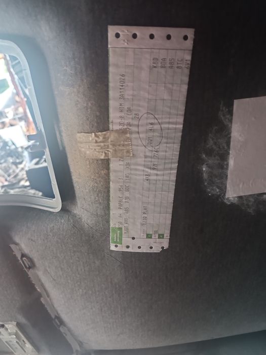 Podsufitka Audi a4 b6 kombi