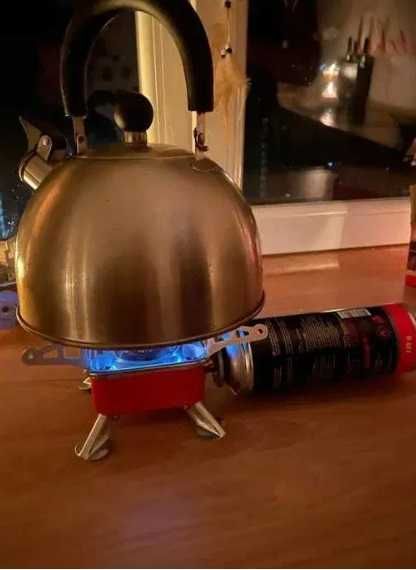 Газова плита з чохлом портативна переносна газовая плита горелка