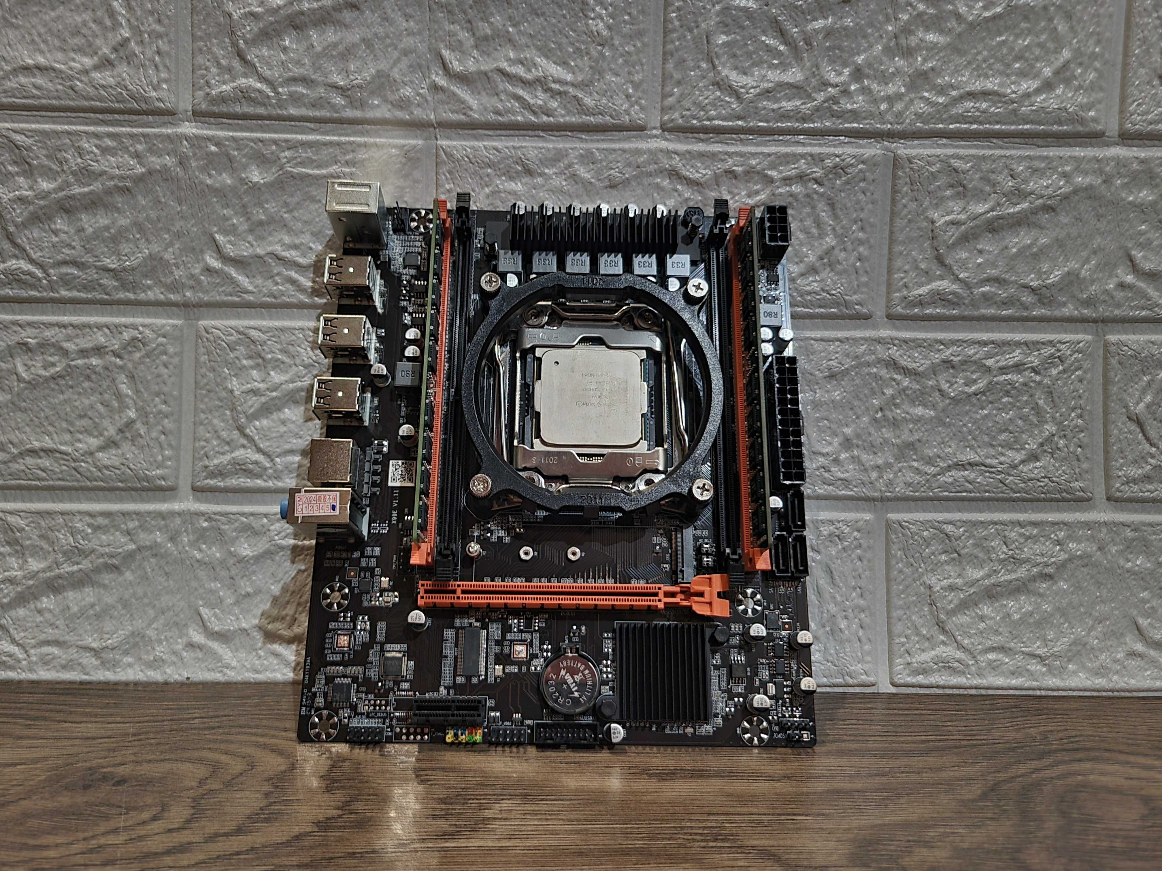 Потужний комплект x99 2011v3 xeon 2630v4 ОЗП 16гб DDR4
