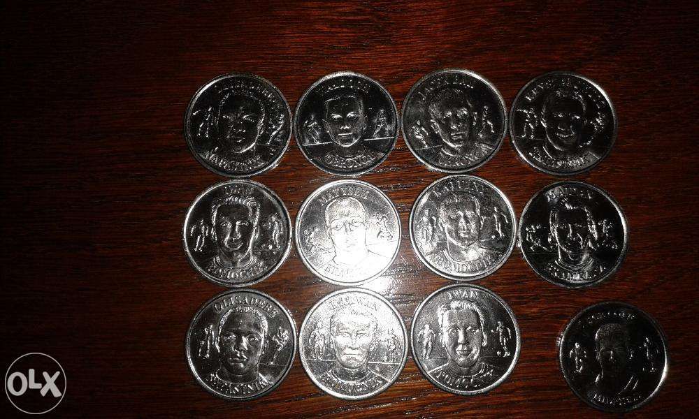 Monety[medale] piłkarskie z MŚ Korea 2002 kadra Engela