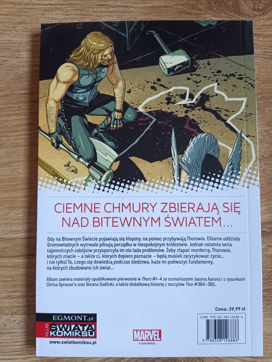 Thorowie Tajne wojny komiks Marvel