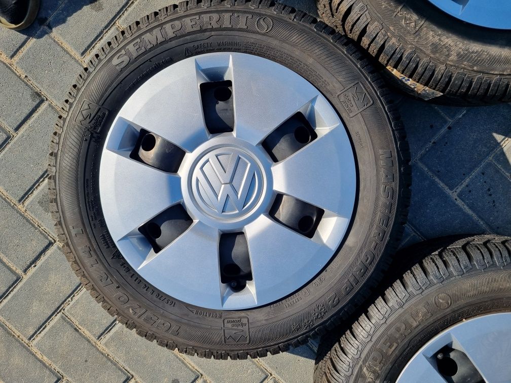 Kola zimowe volkswagen UP skoda Citygo seat Mi 14 4x100 165/70/14
